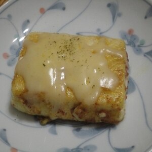 カレー風味♪チーズ豆腐ステーキ